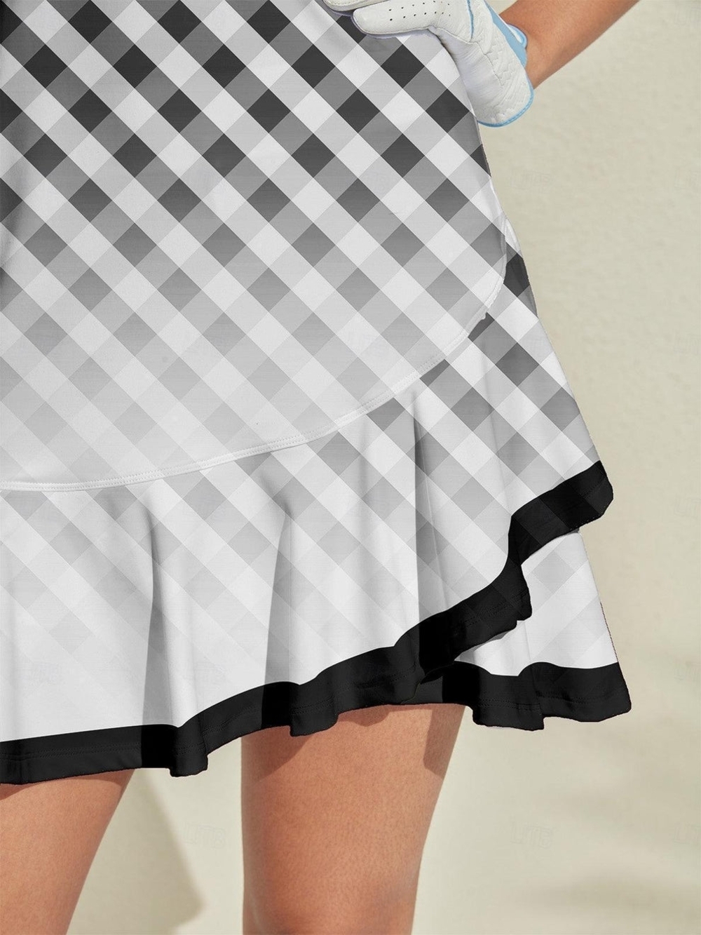 ACEGOLFS Hyper-prep Ruffle Dress For Golf Pickleball & Tennis. - Picture 4 of 15